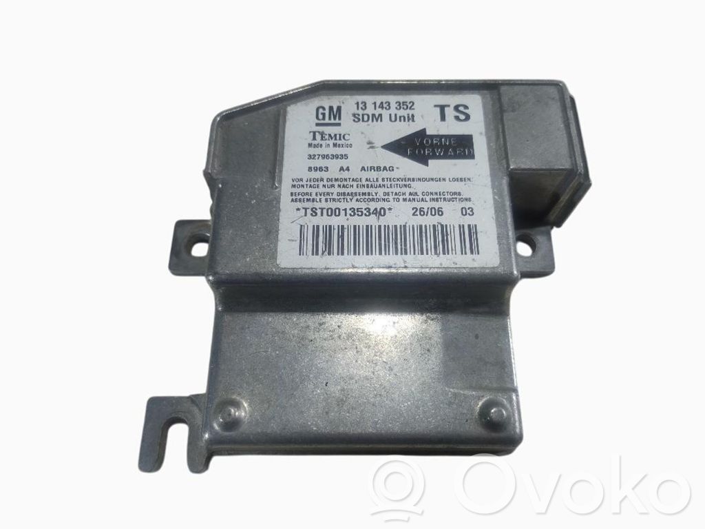 Opel Combo C Airbag control unit/module 