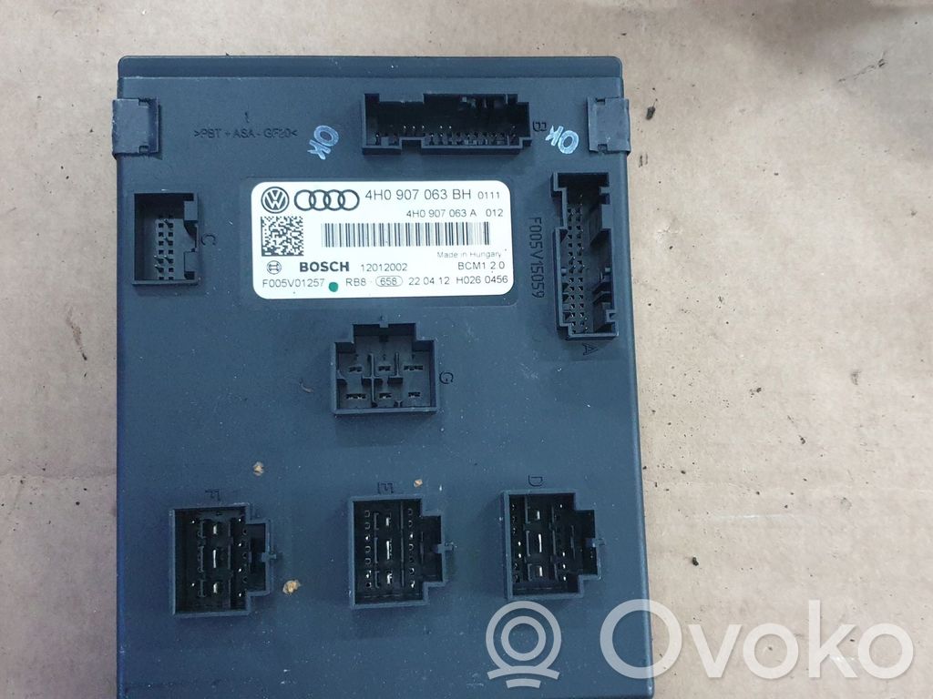 Audi A6 S6 C7 4G Module confort 