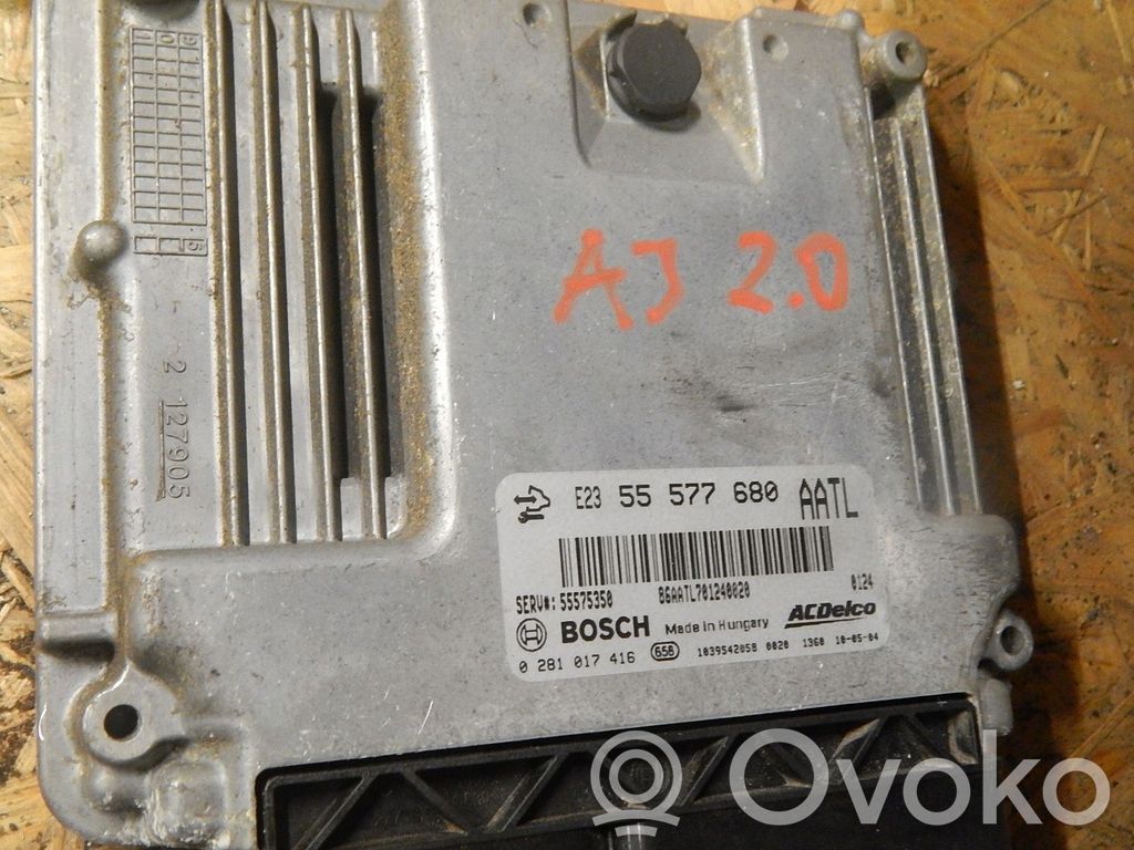 Opel Astra J Engine control unit/module 