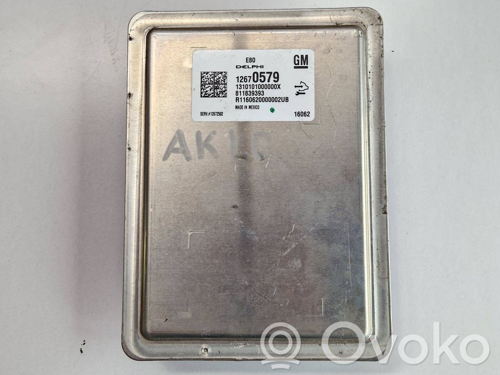 Opel Astra K Engine control unit/module 