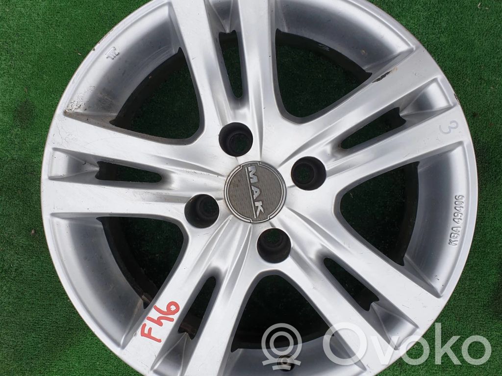 Renault Clio IV R15 lengvojo lydinio ratlankis (-iai) 