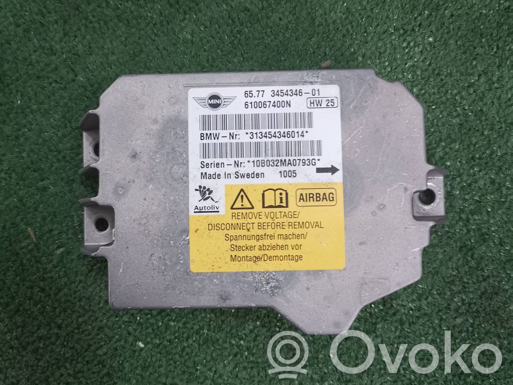 Mini One - Cooper R56 Airbag control unit/module 