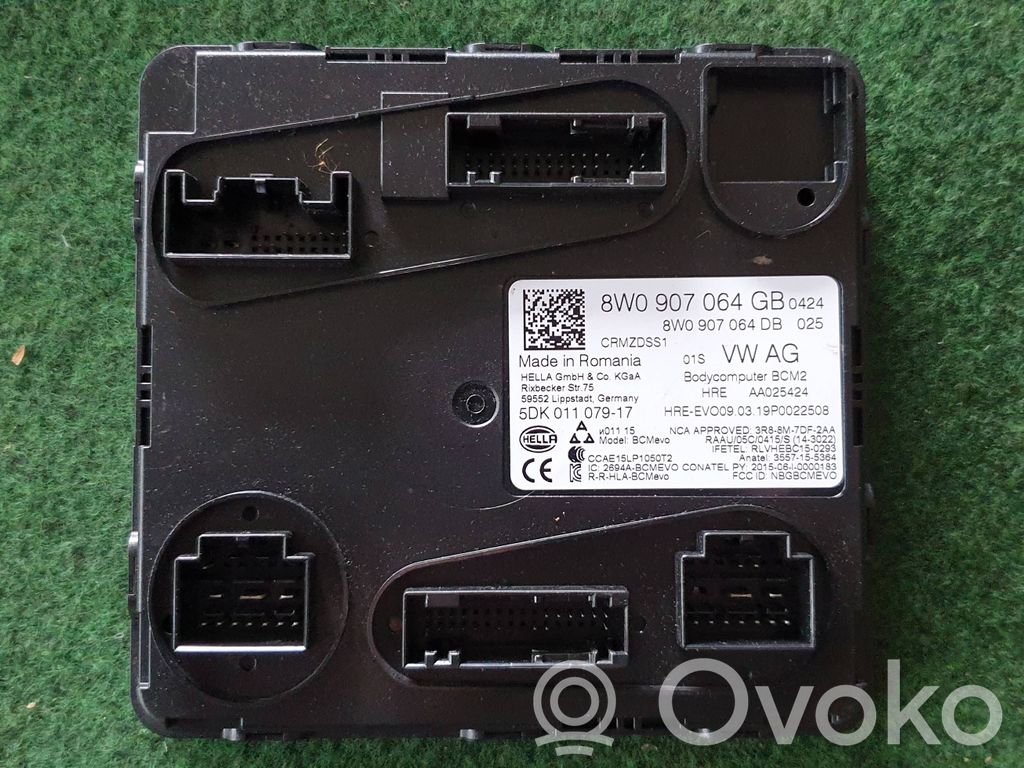 Audi A4 S4 B9 8W Module confort 
