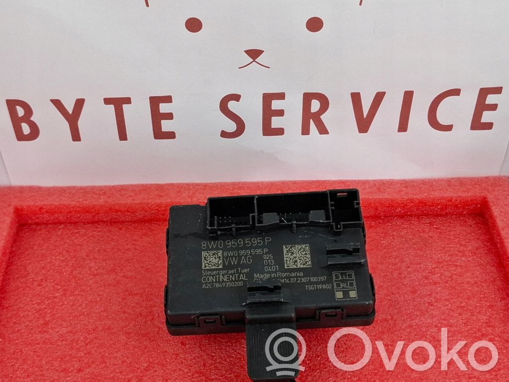 Audi A4 S4 B9 8W Oven ohjainlaite/moduuli 