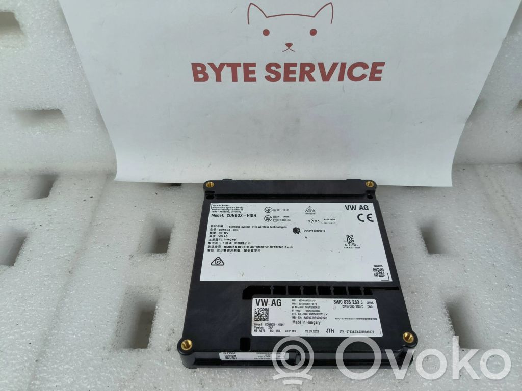 Audi A4 S4 B9 Modul comandă SOS 