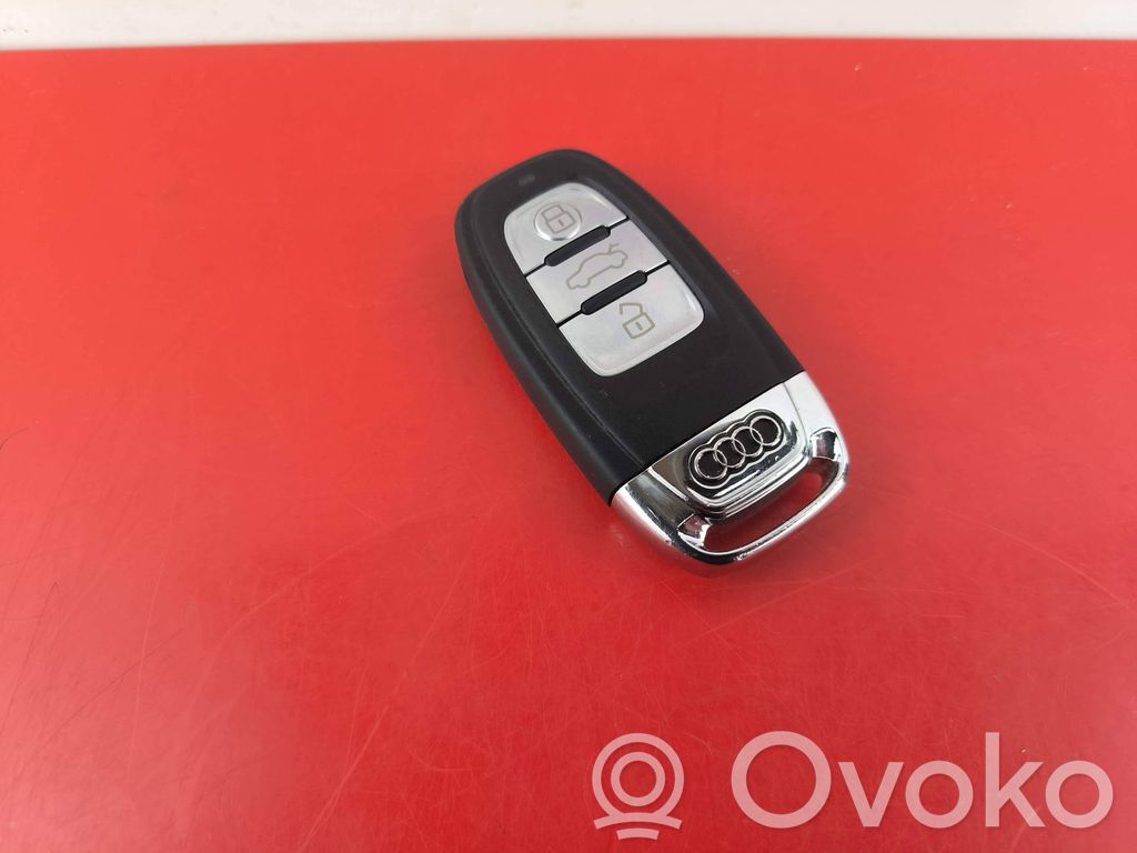 Audi A4 S4 B8 8K Klucz / Karta zapłonu 