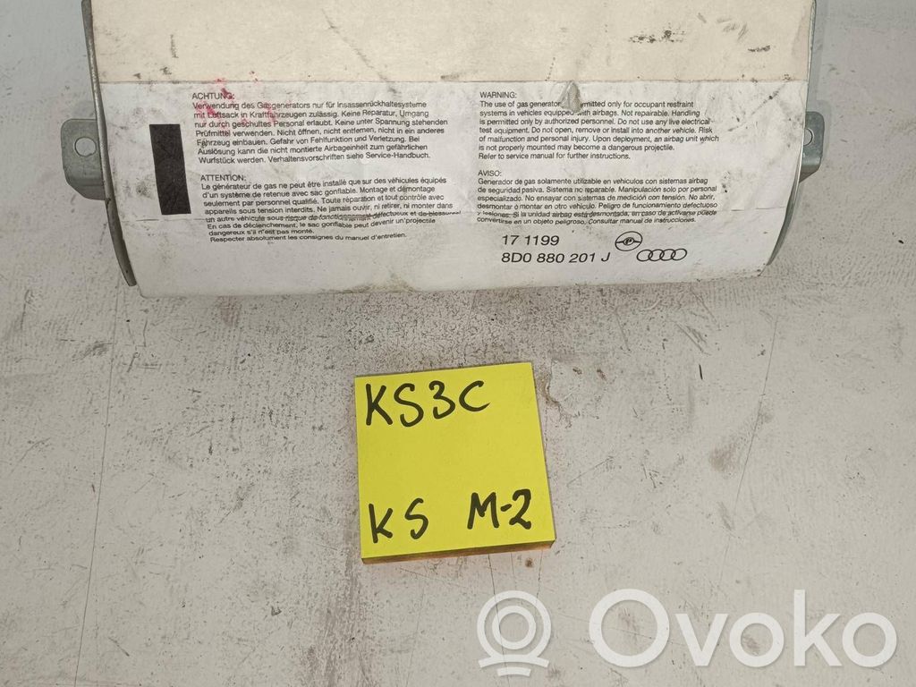 Audi A4 S4 B5 8D Matkustajan turvatyyny 