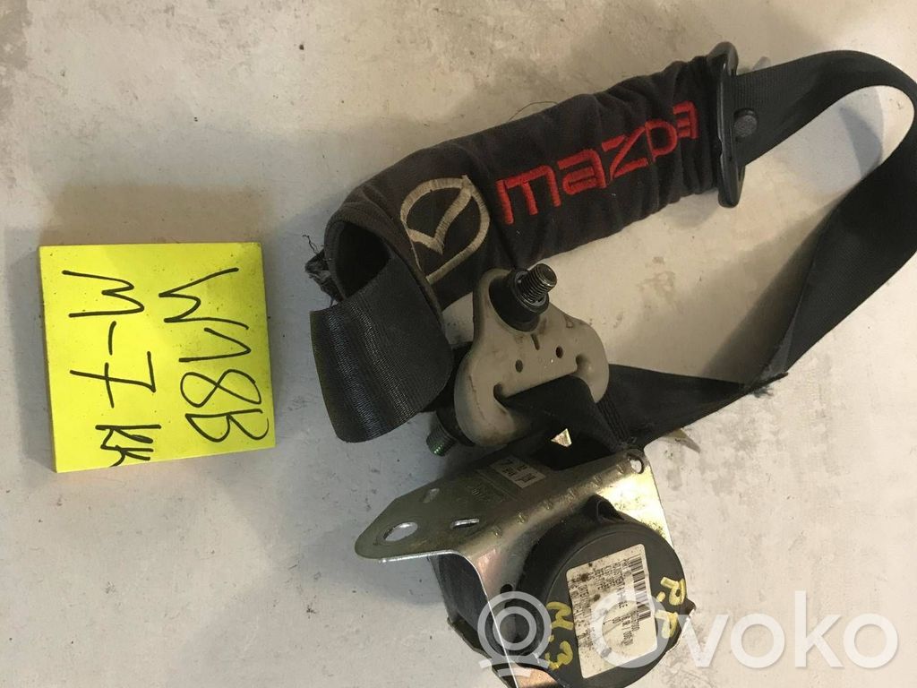 Mazda 3 I Front seatbelt 