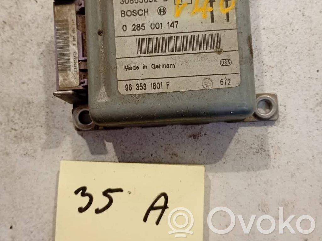 Volvo S40, V40 Airbag control unit/module 