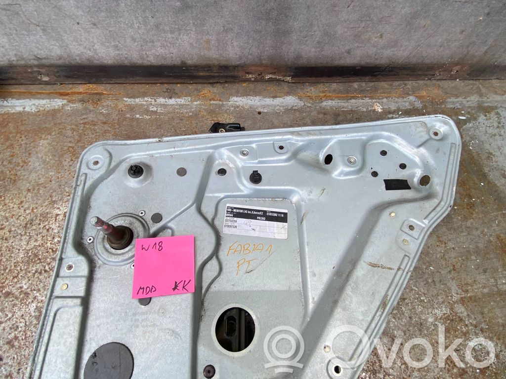 Skoda Fabia Mk1 (6Y) Macara geam spate manuală 