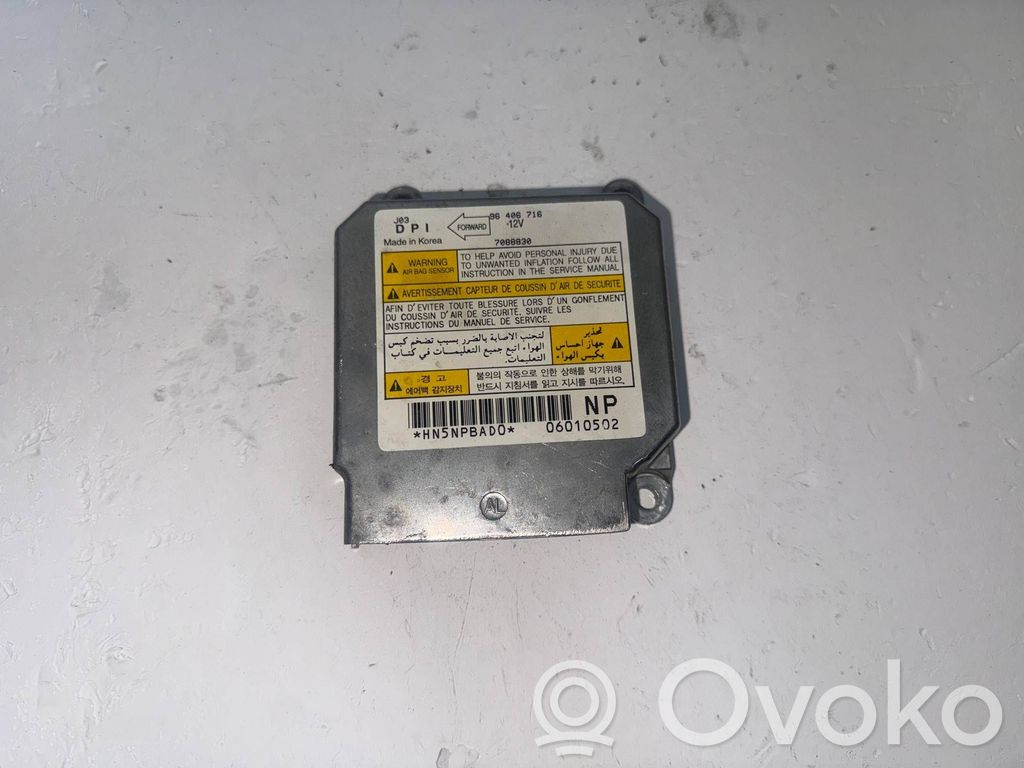 Chevrolet Lacetti Airbag control unit/module 