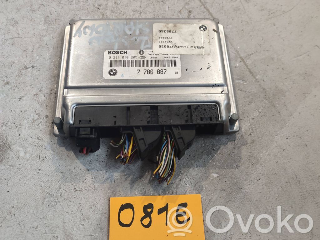 Unidad de control/módulo del motor   0281010205