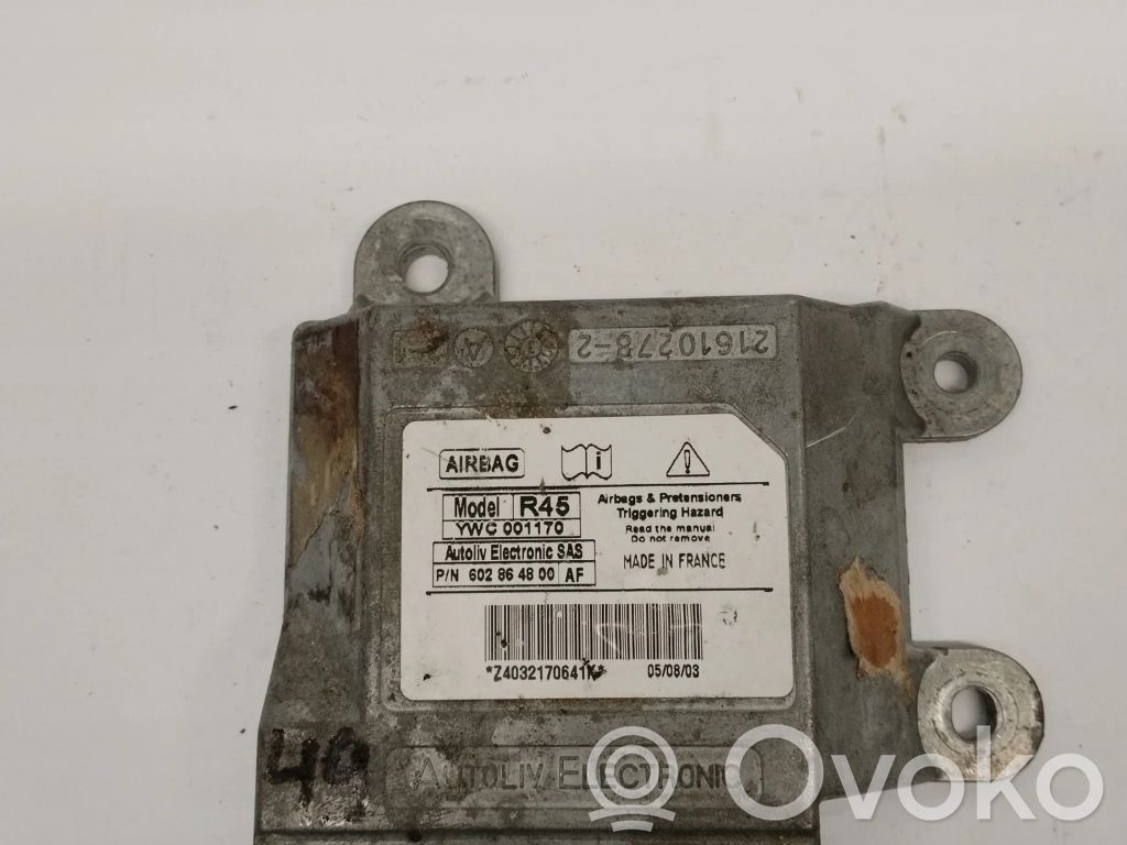 Rover 45 Airbag control unit/module 