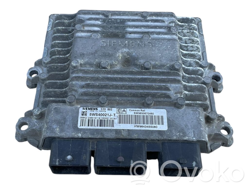 Citroen C3 Engine control unit/module 