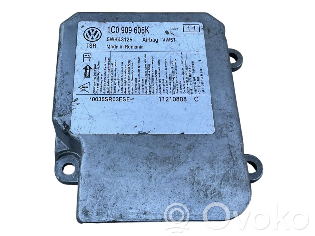 Skoda Fabia Mk1 (6Y) Sterownik / Moduł Airbag 
