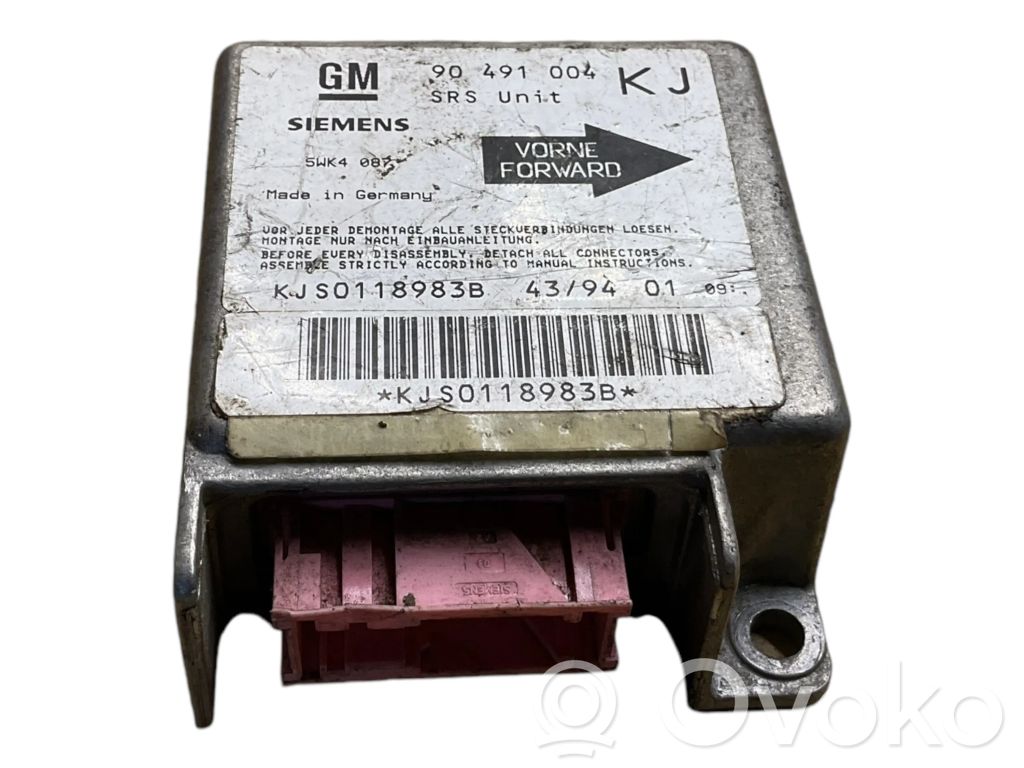 Opel Omega B1 Airbag control unit/module 