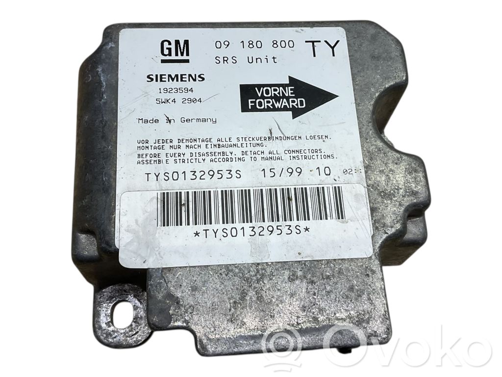 Opel Vectra B Airbag control unit/module 