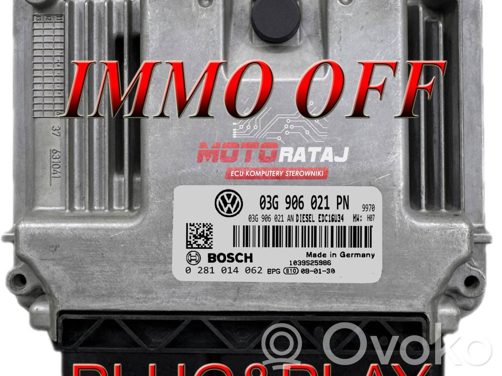 Volkswagen Golf V Engine control unit/module 