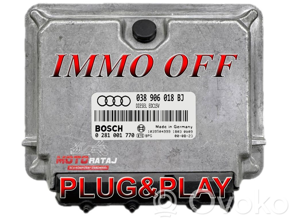 Audi A4 S4 B5 8D Engine control unit/module 