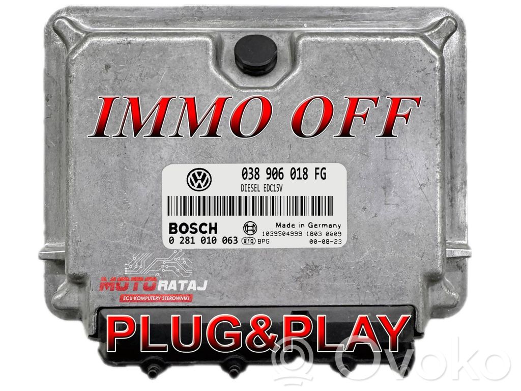 Volkswagen PASSAT B5 Engine control unit/module 