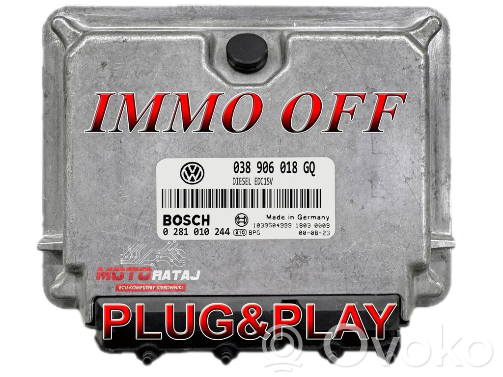 Volkswagen Golf IV Engine control unit/module 