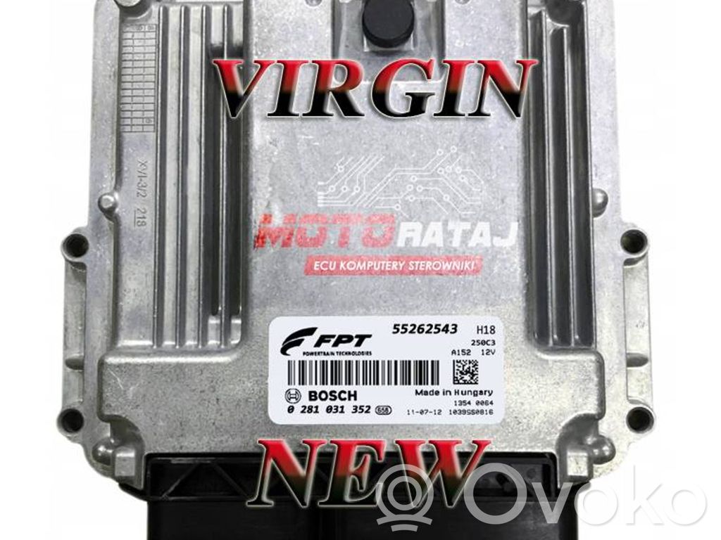 Engine control unit/module ECU   55262543,0281031352