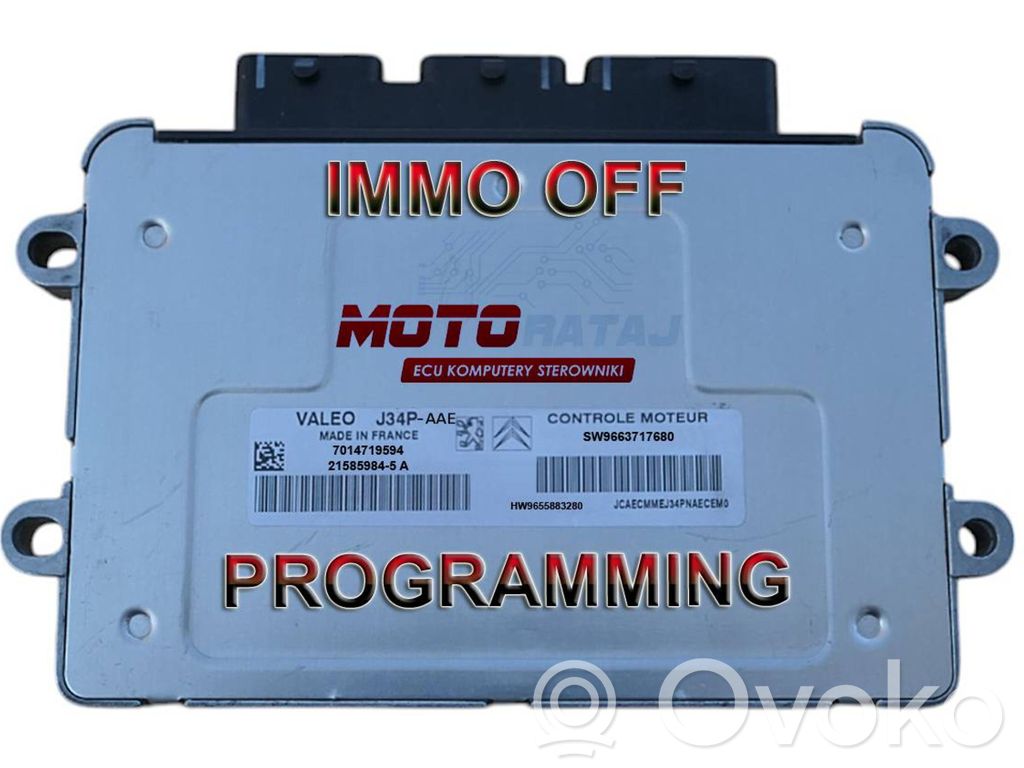Peugeot 206 Engine control unit/module 