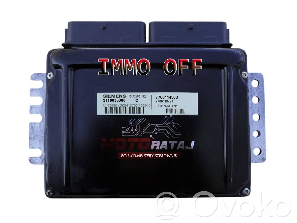 Renault Megane I Engine control unit/module 