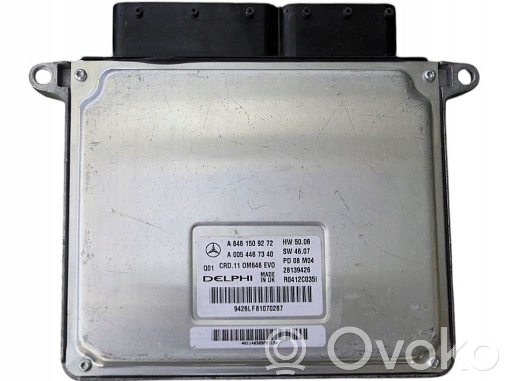 Mercedes-Benz C W204 Sterownik / Moduł ECU 