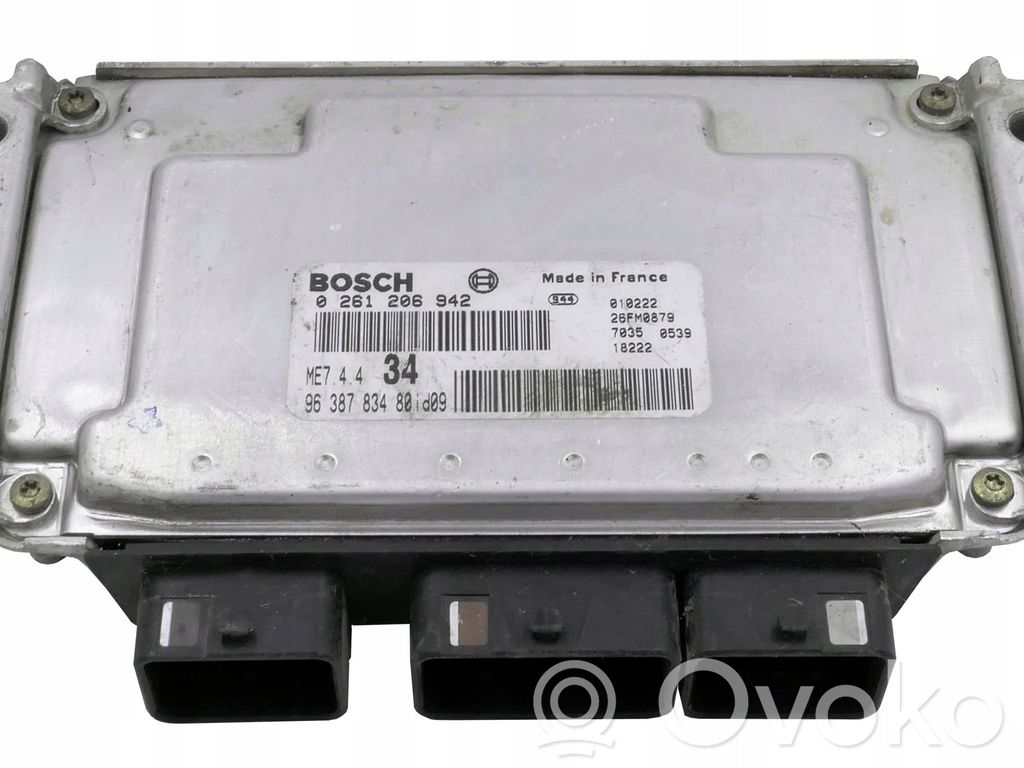 Peugeot 206 Engine control unit/module 