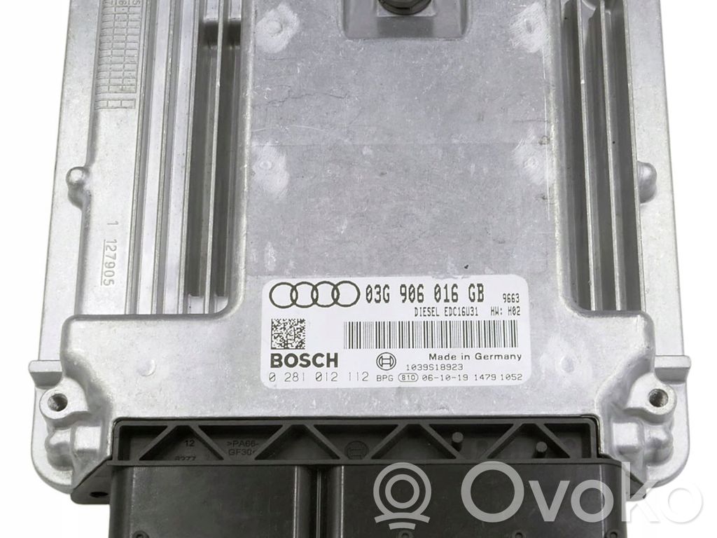 Audi A6 S6 C6 4F Engine control unit/module 