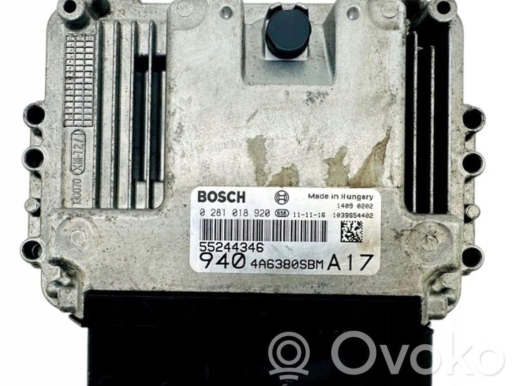 Alfa Romeo Giulietta Engine control unit/module 