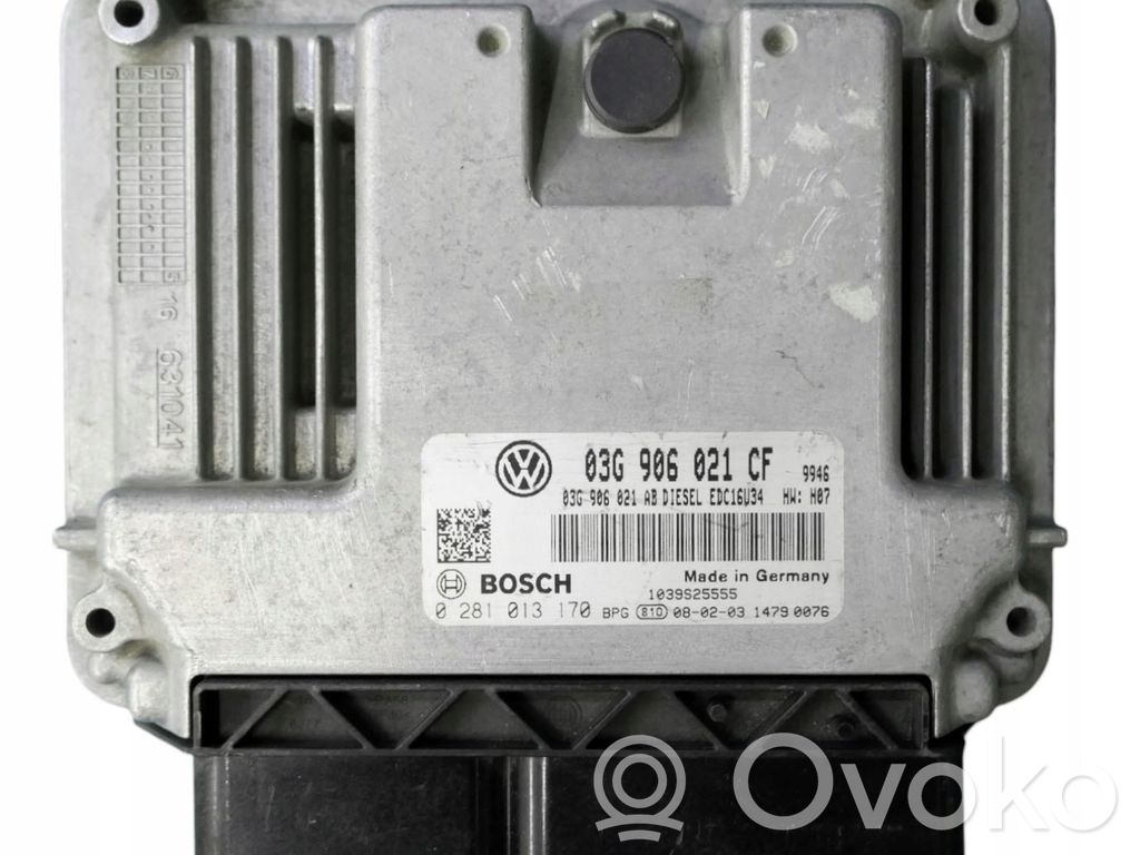 Volkswagen Eos Engine control unit/module 