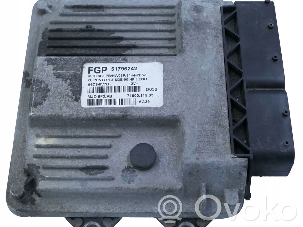 Fiat Grande Punto Engine control unit/module 