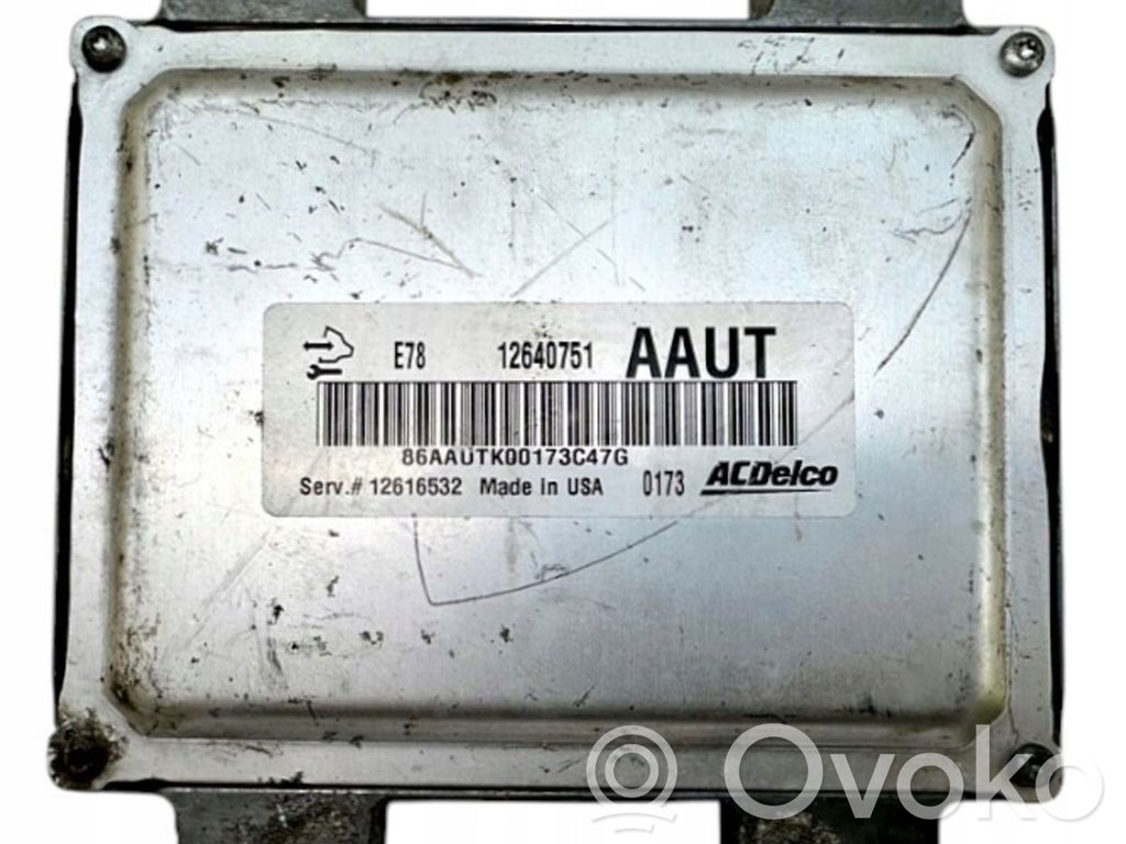 Engine control unit/module   12640751,AAUT,12616532