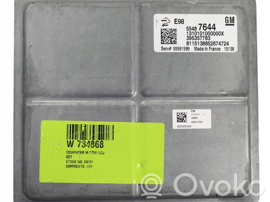 Opel Zafira C Engine control unit/module 