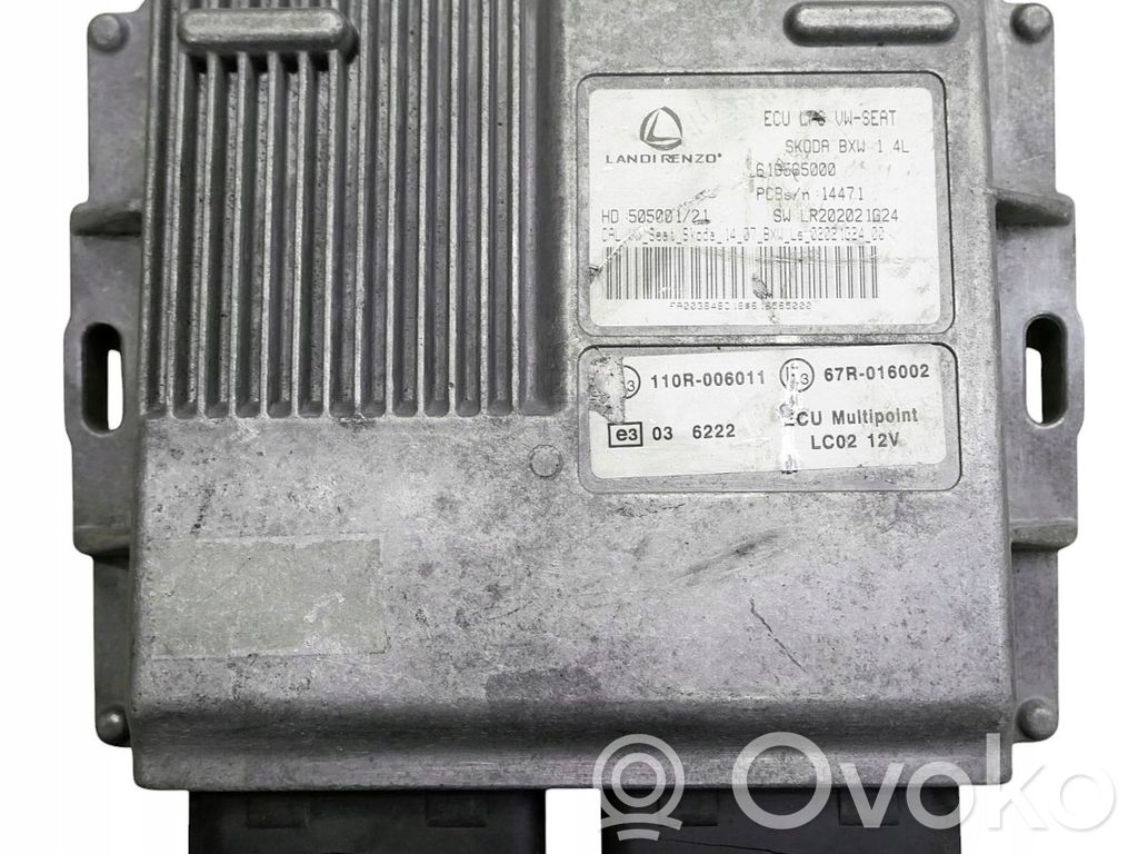 Skoda Fabia Mk2 (5J) Moduł / Sterownik gazu LPG 