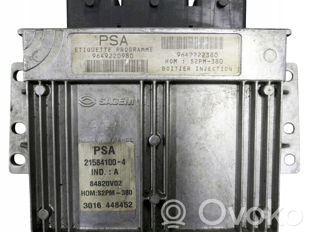 Citroen C3 Engine control unit/module 
