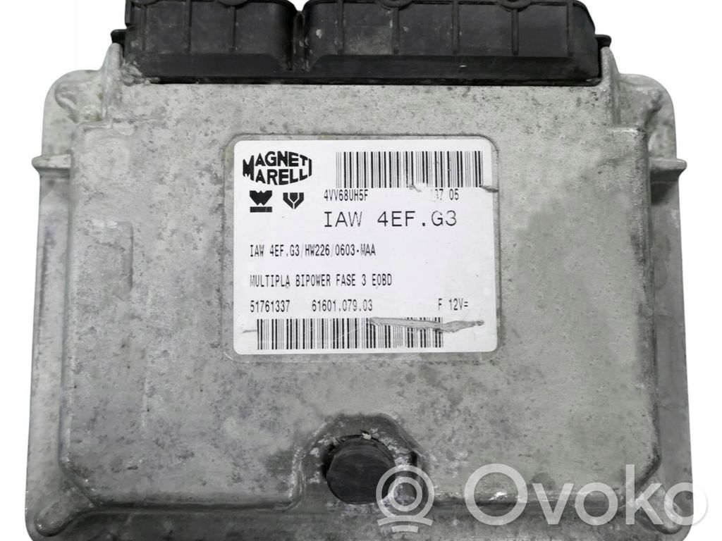Engine control unit/module   51761337,IAW4EF