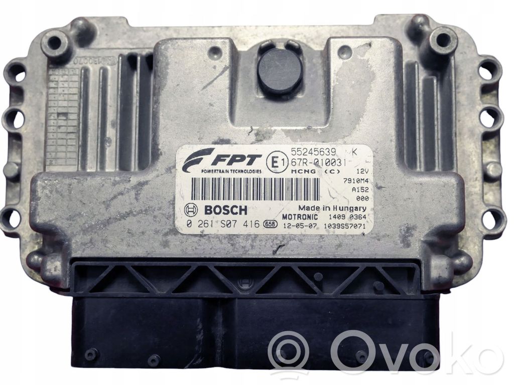 Engine control unit/module   55245639,0261S07416