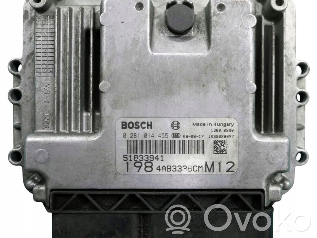 Fiat Bravo Engine control unit/module 