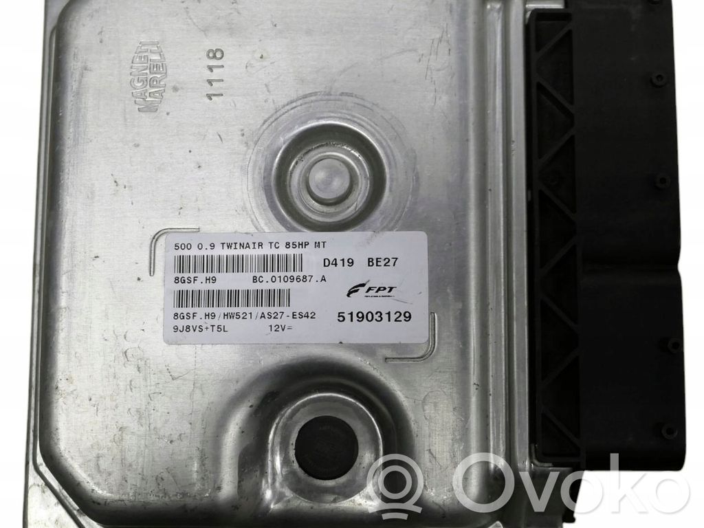 Fiat 500 Engine control unit/module 