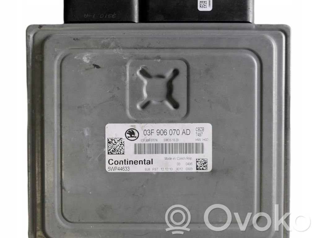 Engine control unit/module   03F906070AD,5WP44633