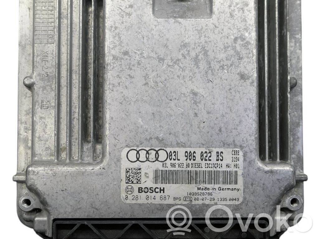 Audi A3 S3 8P Sterownik / Moduł ECU 