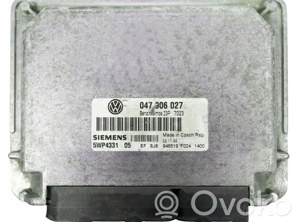 Engine control unit/module   047906027,5WP433105