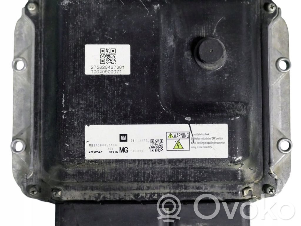 Engine control unit/module   MB275800,98113172