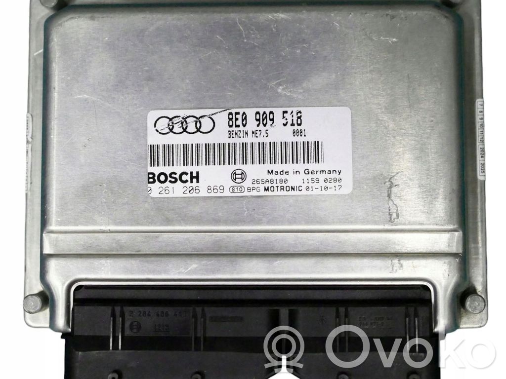 Audi A4 S4 B6 8E 8H Unidad de control/módulo del motor 