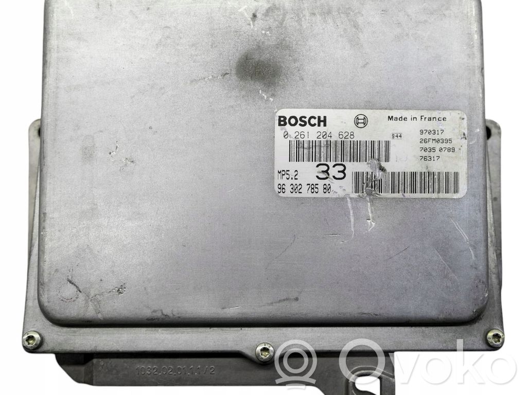 Peugeot 308 Engine control unit/module 