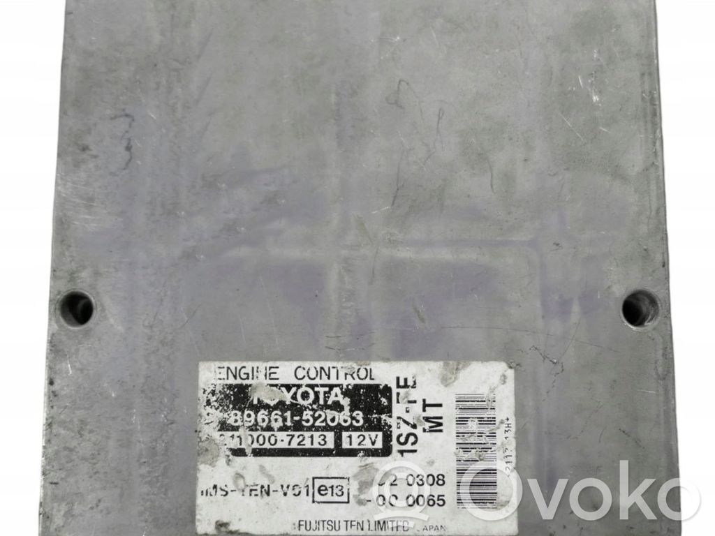 Toyota Yaris Sterownik / Moduł ECU 