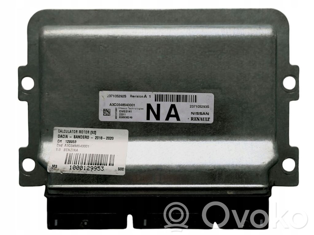 Dacia Sandero Engine control unit/module 